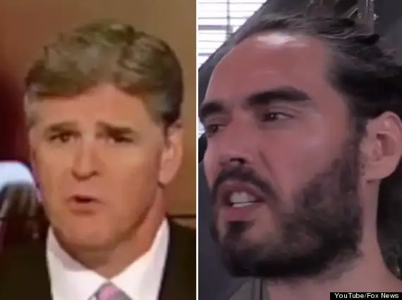 Sean Hannity and Russel Brand