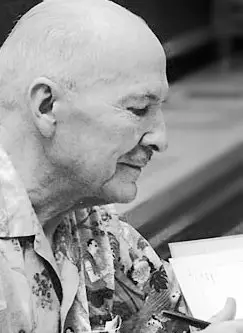 Heinlein signing autographs