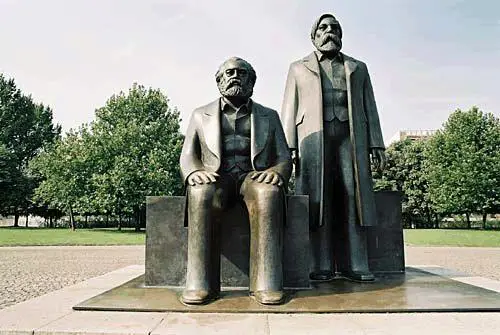 Marx Engels monument in Berlin